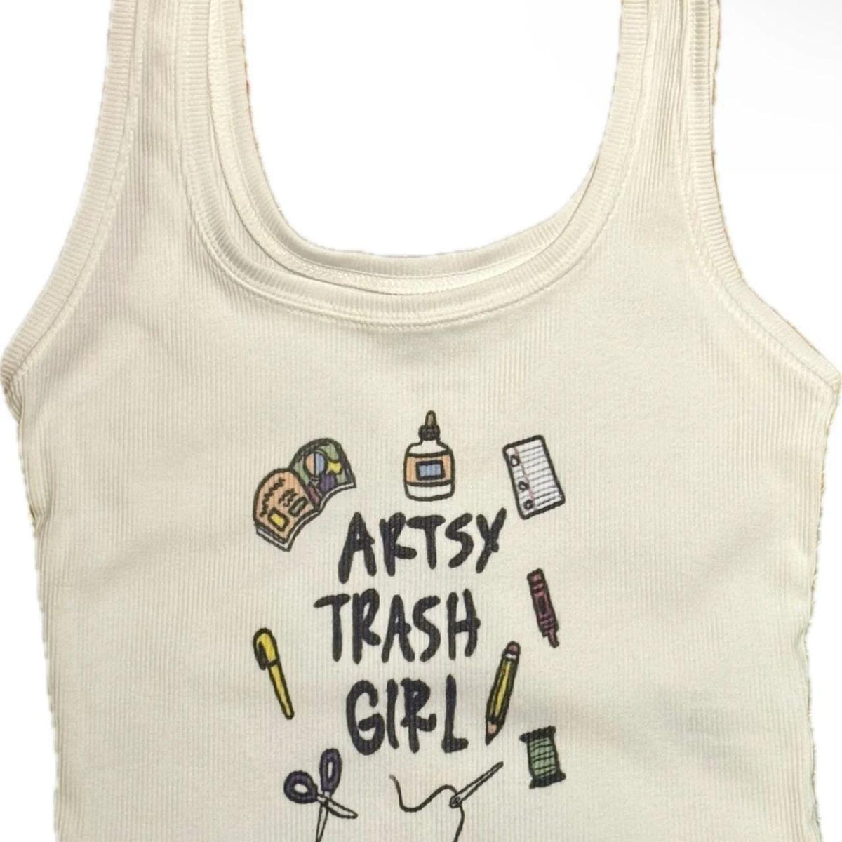 ARTSY TRASH GIRL TANK