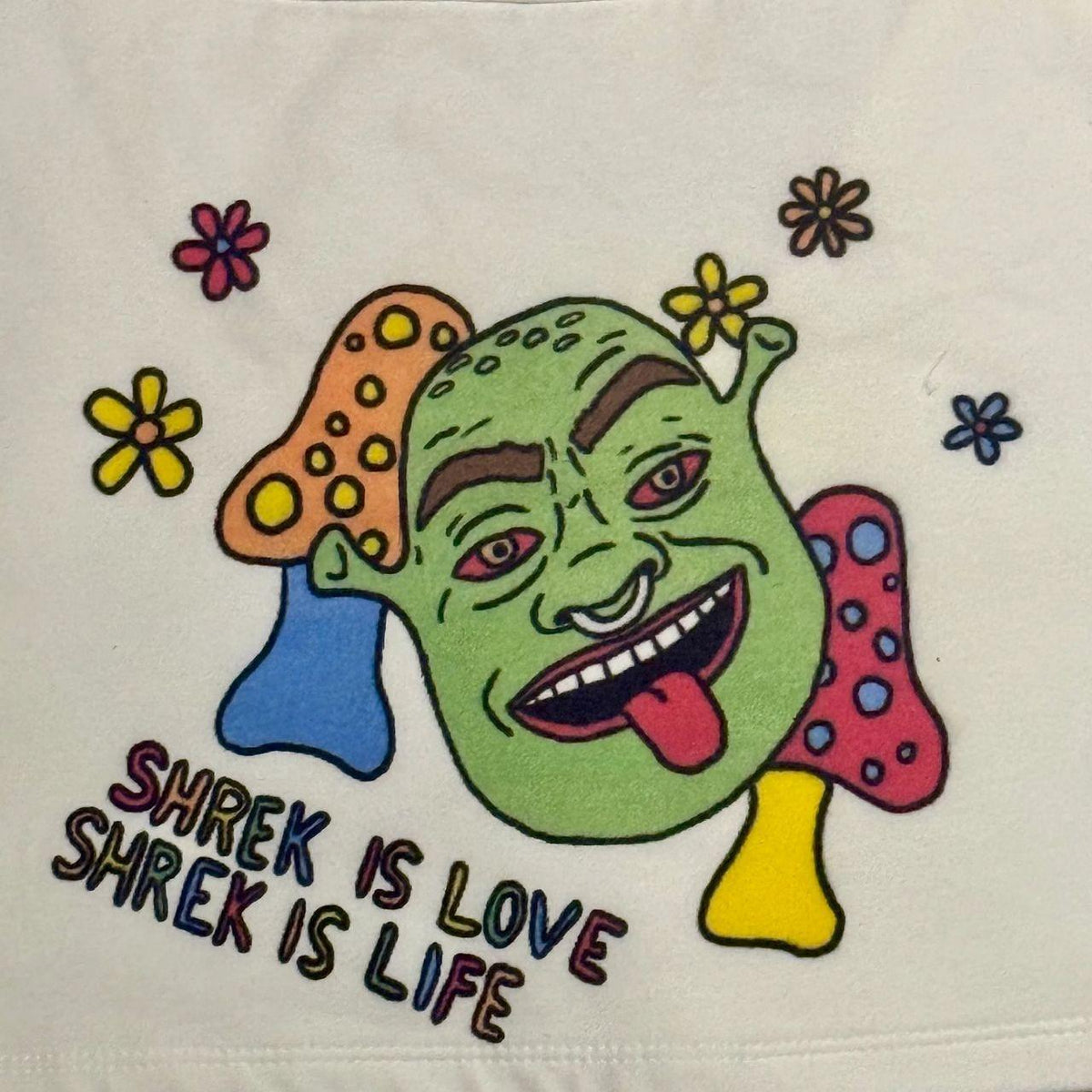 SHREK IS LOVE CROP