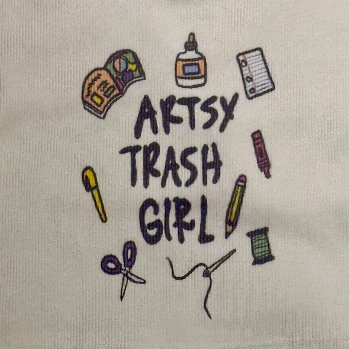ARTSY TRASH GIRL TANK