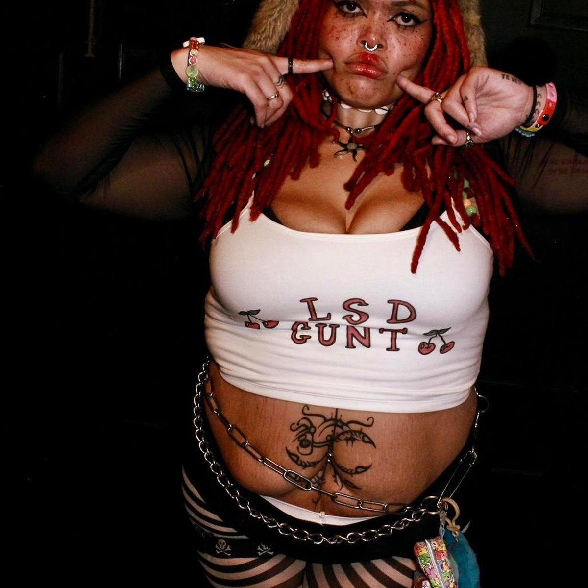 LSD C*NT CROP TOP