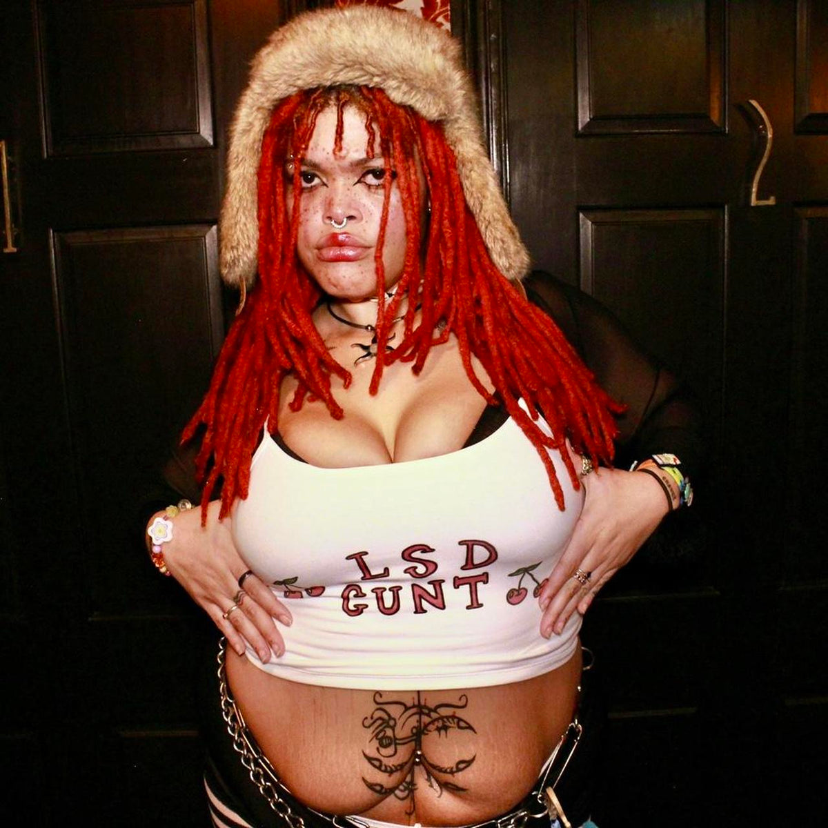 LSD C*NT CROP TOP