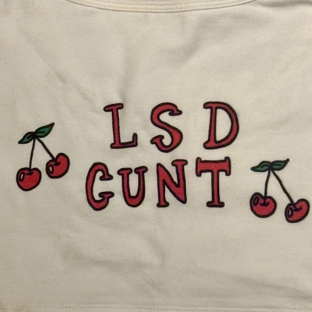 LSD C*NT CROP TOP