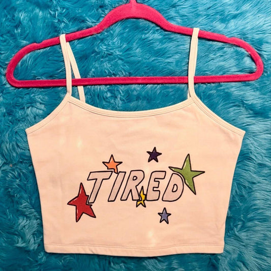 TIRED CROP TOP