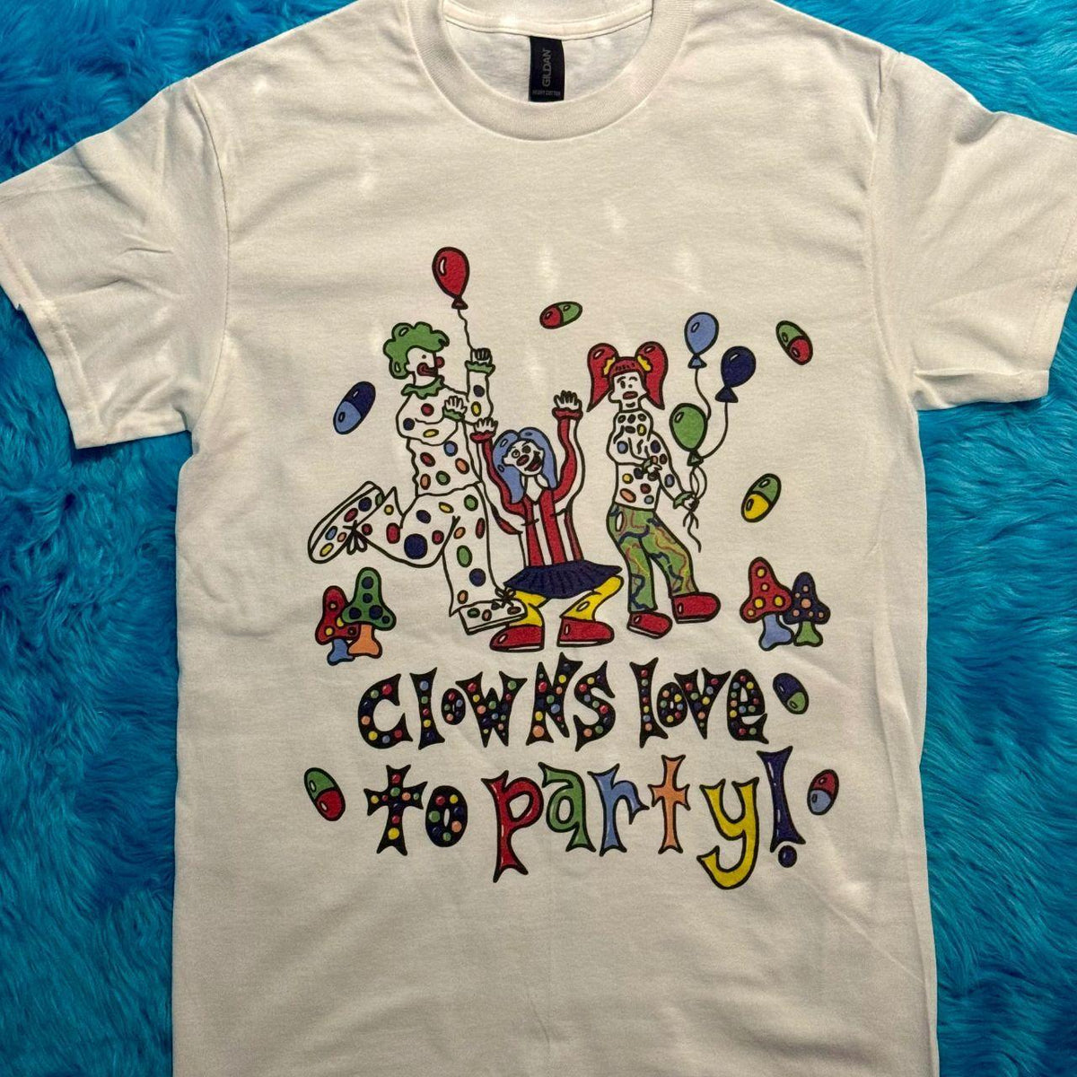 CLOWNS LOVE TO PARTY TEE